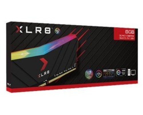 Ddr4 8gb Pny Xlr8 Gaming Epic Rgb 1x8gb 3200mhz Dimm