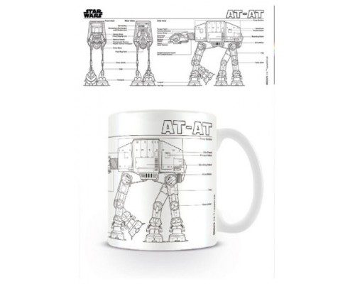 TAZA DESAYUNO STAR WARS PLANO AT-AT PYRAMID INTERNATIONAL MG23476 (Espera 4 dias)