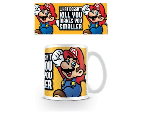 TAZA DESAYUNO SUPER MARIO MAKES YOU SMALLER PYRAMID INTERNATIONAL MG24469 (Espera 4 dias)