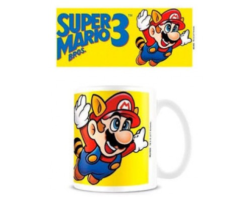 TAZA DESAYUNO  SUPER MARIO (SUPER MARIO BROS 3) 11OZ/315 ML PYRAMID MG24885 (Espera 4 dias)