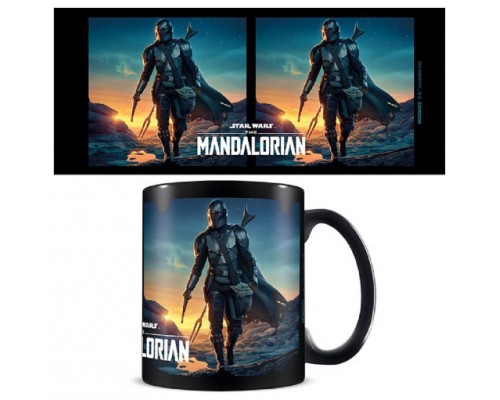 TAZA DESAYUNO COLOR THE MANDALORIAN ATARDECER PYRAMID INTERNATIONAL MGB26322 (Espera 4 dias)