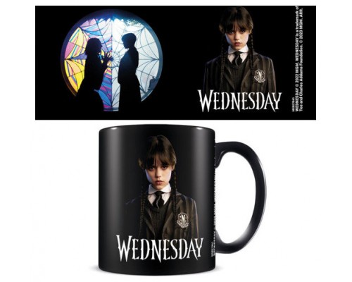 TAZA NEGRA FRIENDSHIP WEDNESDAY PYRAMID INTERNATIONAL MGB27841 (Espera 4 dias)