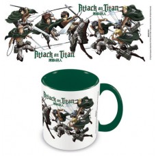 TAZA PERSONAJES ATTACK ON TITAN INTERIOR VERDE 315 ML PYRAMID INTERNATIONAL MGC27411 (Espera 4 dias)