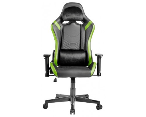 Silla Gamer Mars Gaming Mgcprobg Negra Con Detalle