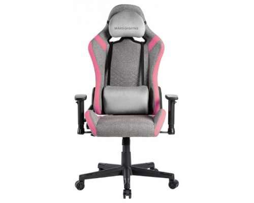 SILLA GAMER MARS GAMING MGCPROFPK GRIS CON DETALLES