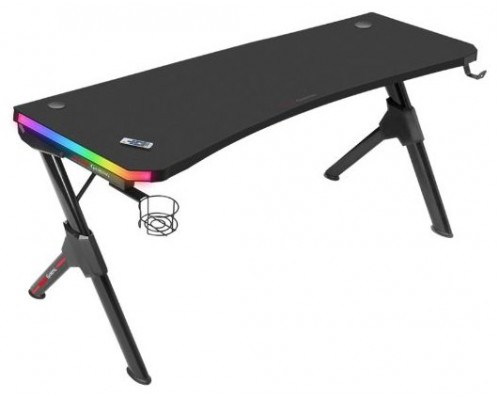 Mesa Mars Gaming Mgd Rgb 140 Black Chasis De Acero