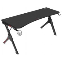 Mars Gaming MGD140 Negro Mesa Gaming 140cm Soportes Extra Alfombrilla Total (Espera 4 dias)