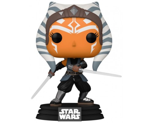 FUNKO POP STAR WARS THE MANDALORIAN AHSOKA CON SABLES