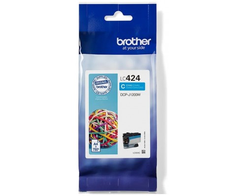 BROTHER tinta cian para DCPJ1200W LC424C