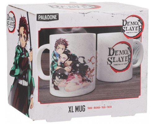 TAZA TANJIRO Y NENZUKO TAMAÑO XL PALADONE PP10194DE (Espera 4 dias)