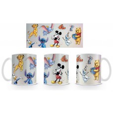 TAZA MIX PERSONAJES DISNEY BLANCA 315 ML PYRAMID INTERNATIONAL MG27704 (Espera 4 dias)