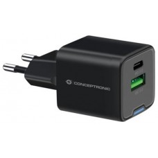 CARGADOR DE PARED CONCEPTRONIC USB-C x1 USB-Ax1