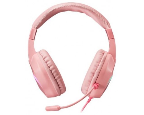Headset Mars Gaming Mh122 Pink Ultra Ligeros 184g