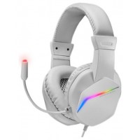 HEADSET MARS GAMING MH122 WHITE ULTRA LIGEROS 184g