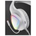 Headset Mars Gaming Mh222 White Rainbow Rgb Flow Ultra