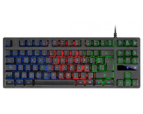 Mars Gaming MK02 Negro Teclado Gaming H-Mech FRGB TKL Antighosting Idioma Español (Espera 4 dias)