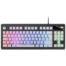 Mars Gaming MKAXWPT teclado USB Portugués Negro, Blanco (Espera 4 dias)