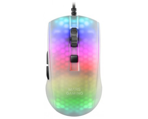 Mouse Mars Gaming Rgb Mmr Translucido White 12800dpi