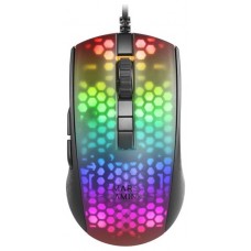 MOUSE MARS GAMING RGB MMR TRANSLUCIDO BLACK 12800DPI