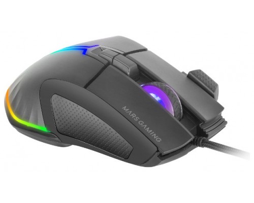 RATON OPTICO MM-XT RGB NEGRO MARS GAMING (Espera 4 dias)