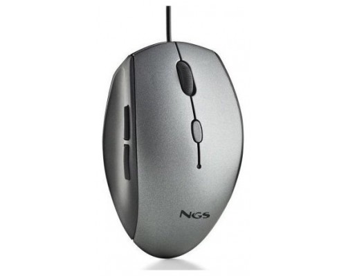 Mouse Ngs Ergo Moth Gray Con Cable Y Botones