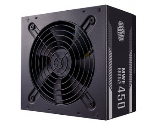 Cooler Master MWE 450 Bronze V2 unidad de fuente de alimentación 450 W 24-pin ATX ATX Negro (Espera 4 dias)