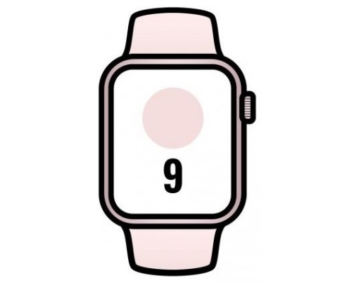 APPLE WATCH SERIES 9 CAJA ALUMINIO GPS 41mm CORREA DEPORTIVA LOOP LIGHT PINK (Espera 4 dias)