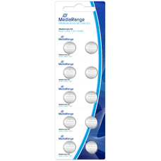MEDIARANGE 10 Pilas de boton AG10/LR54 1.5V 72mAh premium alcalina (blister de 10 pilas) MEDIARANGE 10 Pilas de boton AG10/LR54 1.5V 72mAh premium alcalina (blister de 10 pilas)