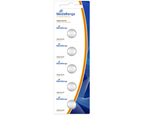 MEDIARANGE 5 Pilas de boton litio CR1220 3V 45mAh premium (blister de 5 pilas) MEDIARANGE 5 Pilas de boton litio CR1220 3V 45mAh premium (blister de 5 pilas)