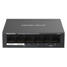 SWITCH POE+ NO GESTIONABLE MERCUSYS MS106P 6P 6xRJ45
