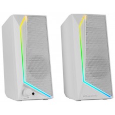 ALTAVOCES 2.0 MARS GAMING MS72W WHITE 15W JACK 3.5mm