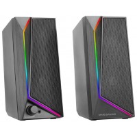 ALTAVOCES 2.0 MARS GAMING MS72 BLACK 15W JACK 3.5mm