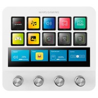 CONTROL DECK PRO MARS GAMING MSDPRO 10 TECLAS LCD