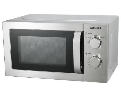 Microondas Aiwa Mw-200sl Frontal Acero Inox Capacidad