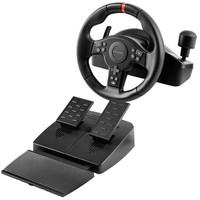 MARS GAMING Volante Simulaci&oacute;n Carreras Negro