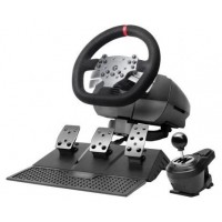 VOLANTE MWH-RSX RACING WHEEL FORCE FEEDBACK 1080º NEGRO MARS GAMING (Espera 4 dias)
