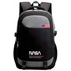 MOCHILA PORTATIL 15.6" NASA TRAVEL NEGRA (Espera 4 dias)