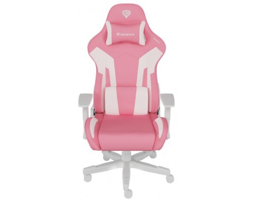 SILLA GAMING GENESIS NITRO 710 GASLIFT 4 150KG ROSA-BLANCO