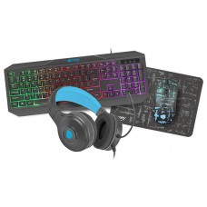 PACK GAMING 4 EN 1 FURY THUNDERSTREAK TECLADO+RATON+AURICULAR+ALFOMBRILLA