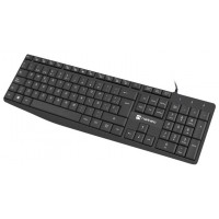 TECLADO NATEC NAUTILUS SLIM LAYOUT 106 TECLAS NEGRO