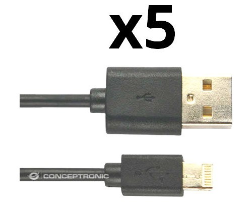 Kit 5 Unidades Cable Lighting Nortess Iphone 5 6/7/8/