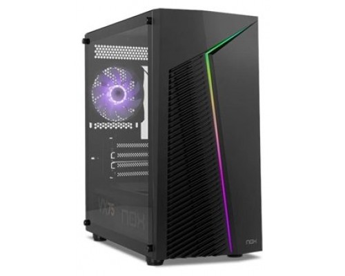 CAJA MICRO-ATX SEMITORRE NOX INFINITY ZETA NEGRA ARGB