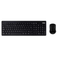 Nilox Teclado+raton NXKMWE0001 inalambrico Negro