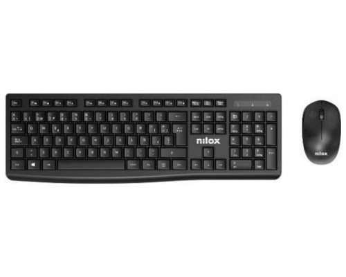 Nilox NXKMWE012 Kit teclado + ratón Wireless