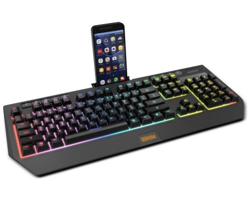 TECLADO GAMING KROM KUMA RGB SEMI MECANICO