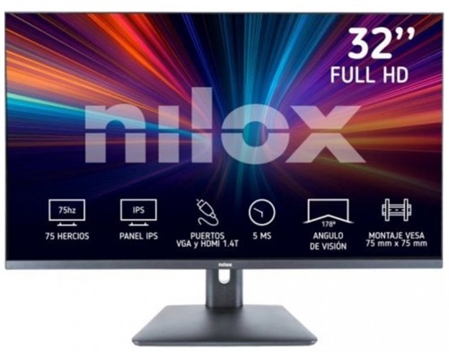 NILOX NXM32FHD11 Monitor 32" IPS  5 ms HDMI VGA