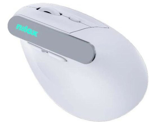 Nilox Ratón Wir Vertical Rec. Silen 1600DPI Blanco Nilox Ratón Wir Vertical Rec. Silen 1600DPI Blanco