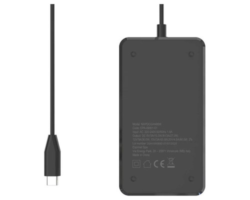NILOX Alimentador gan usb-c para portátil -90w NILOX Alimentador gan usb-c para portátil -90w