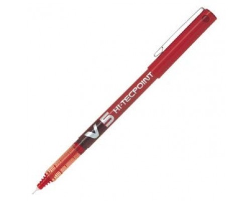 BOLIGRAFO ROLLER TINTA LIQUIDA V5 ROJO PILOT BX-V5-R (MIN12) (Espera 4 dias)