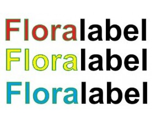 Floralabels Ventana A4 Cartel autoadhesivo impermeable calidad L1 removible